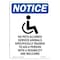 Signmission OSHA Notice Sign, 10" H, 7" W, Rigid Plastic, No Pets Allowed Service Sign With Symbol, Portrait OS-NS-P-710-V-14746 - alternate 1